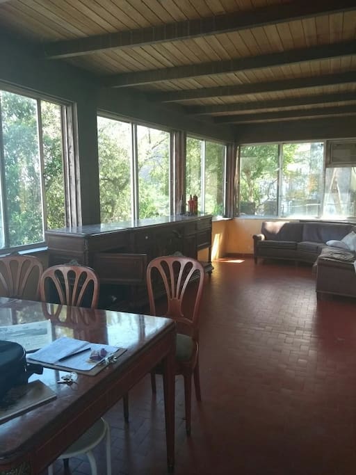 Sala com vista pra Baía de Guanabara