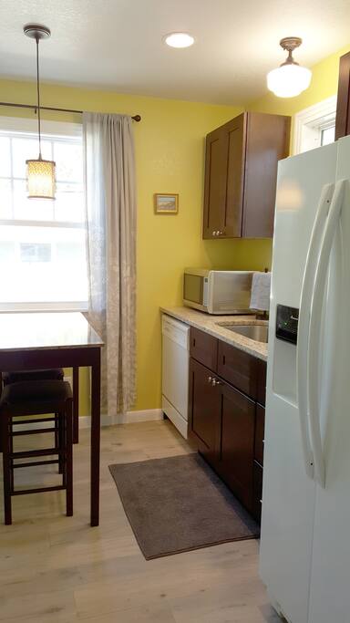 Kitchen with Dishwasher & Full-size Fridge
