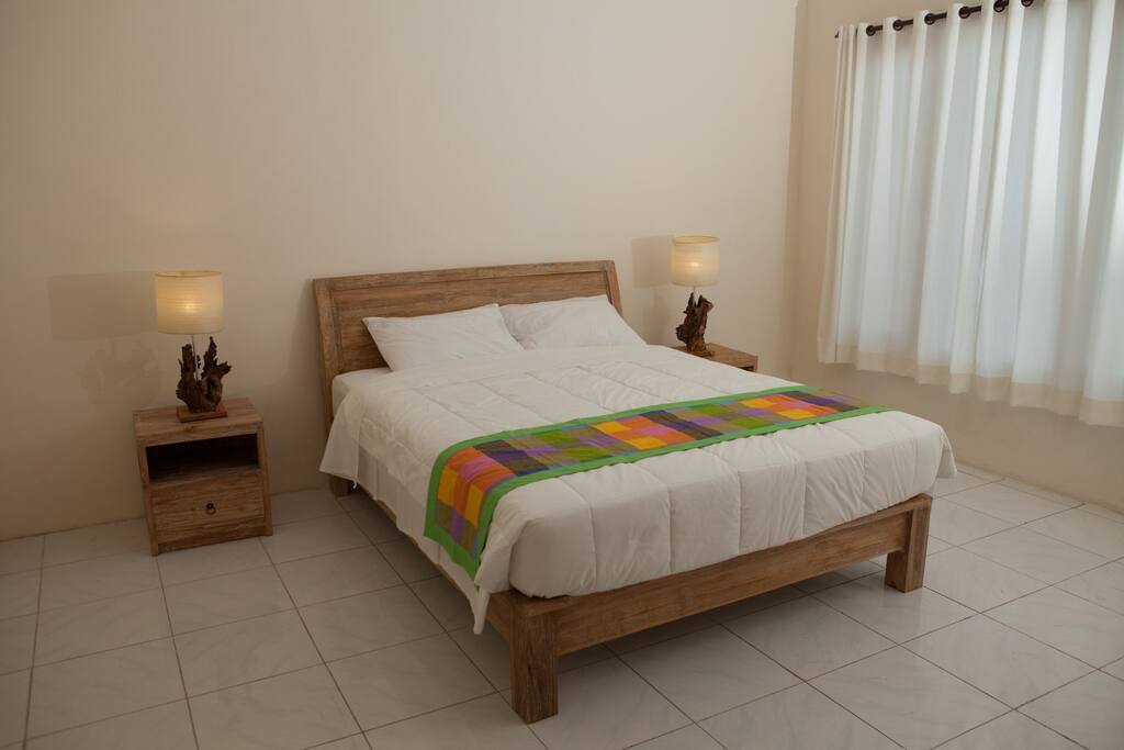 Double Badroom with Terrace and Ricefield view