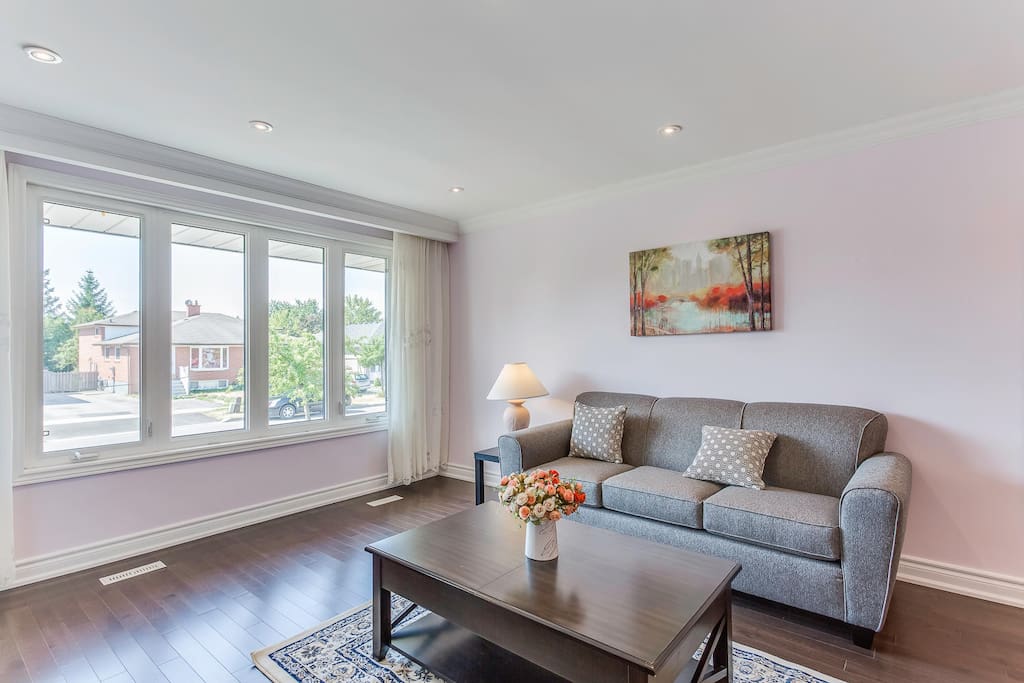 Living Room with natural lighting