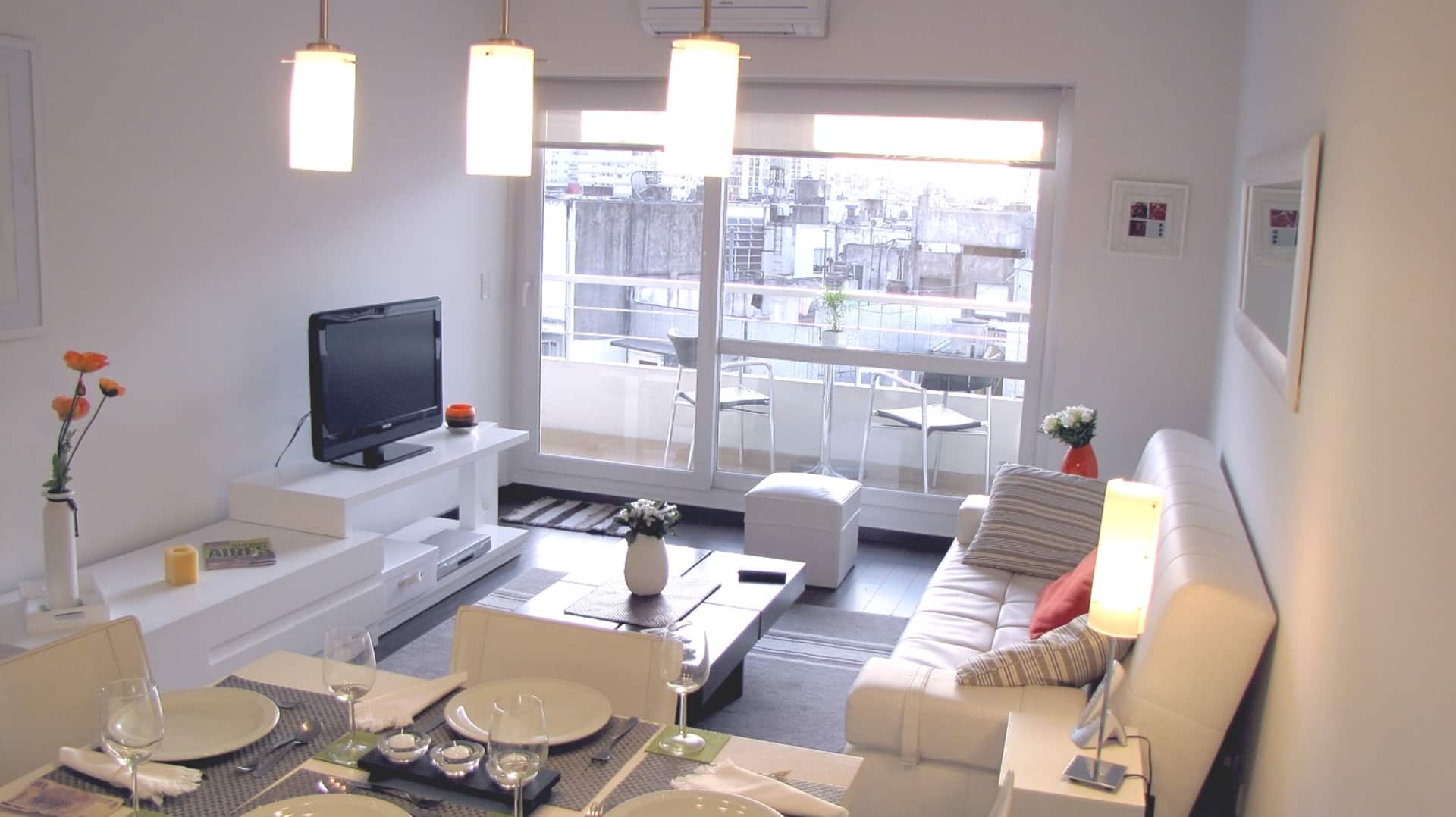 Apartamento de 1 quarto em Recoleta com piscina e segurança