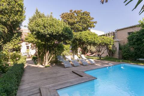 A secret garden in Villeneuve les Beziers