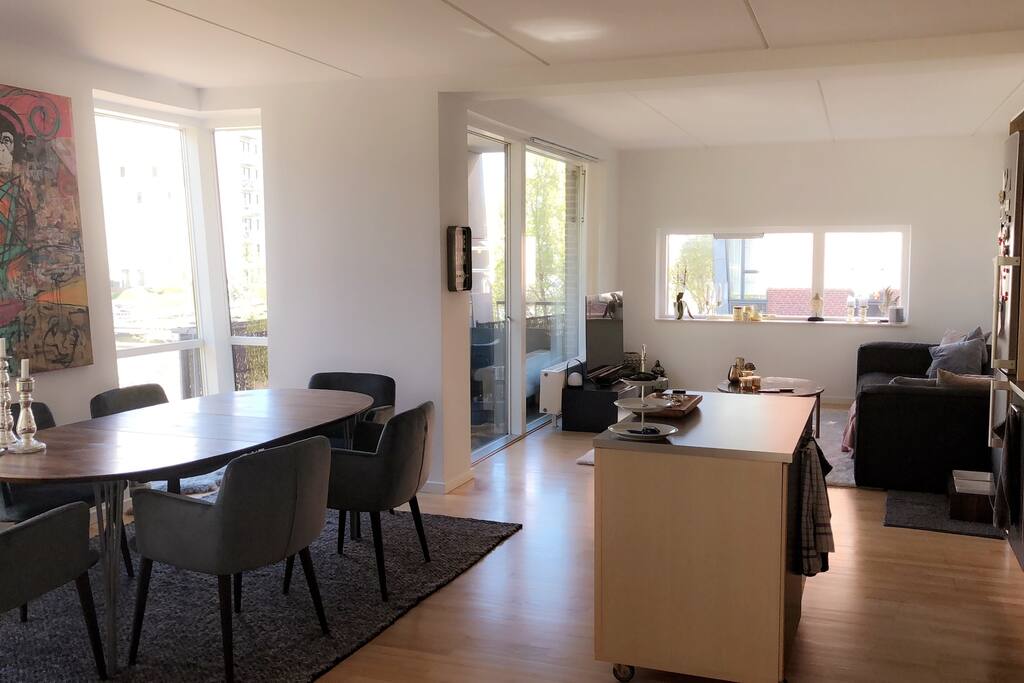 Dining room and living room/Spise stue og stue I et