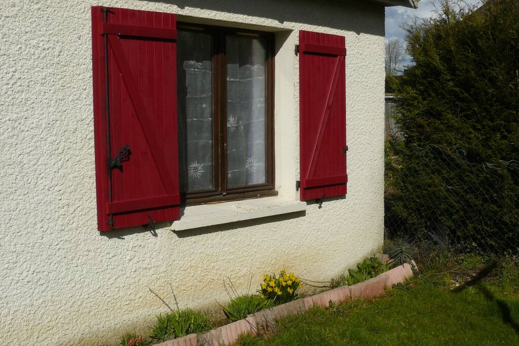 fenêtre de la chambre, sans vis à vis
