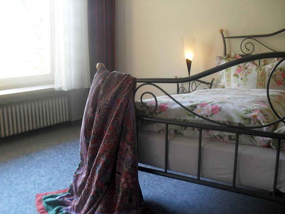 Sleeping under typical German goose dune duvets...