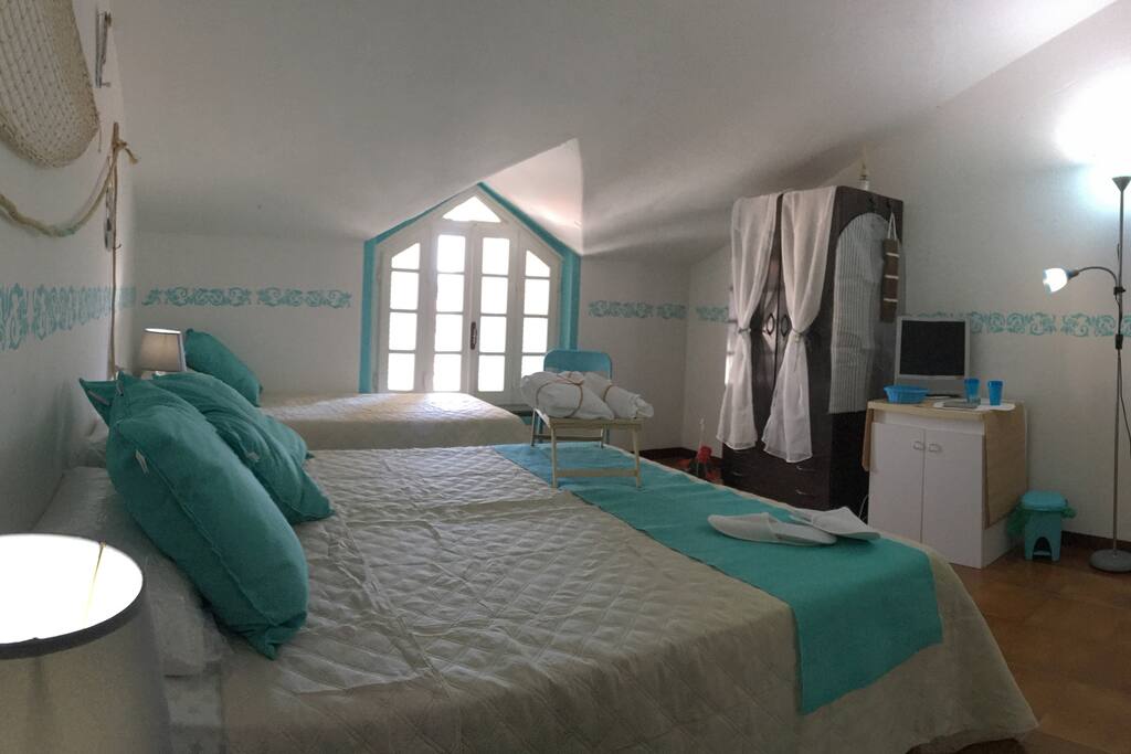 Camera matrimoniale con aggiunta letto singolo