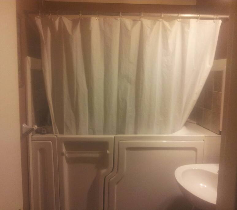I will never stand up to shower again. But you can if you like
:-)
