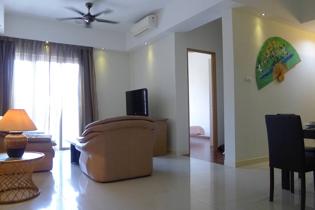 Living hall and dining view