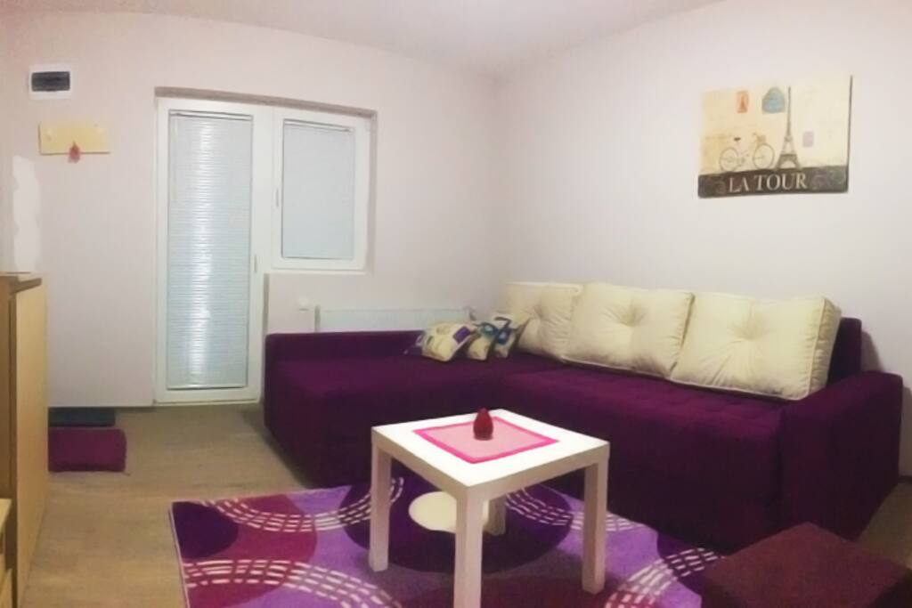 Purple Apartment near airport - Irina apartments - room
