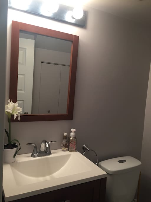 Half bathroom.