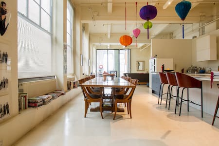 Spacious Warehouse Apartment on Flinders Lane.