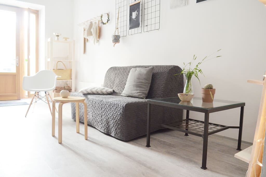 Stylish studio with terrace in Žižkov just a few steps from city centre