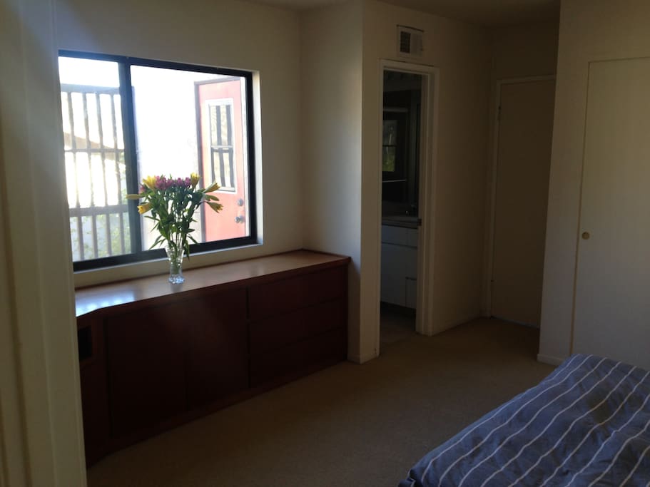 The master bedroom