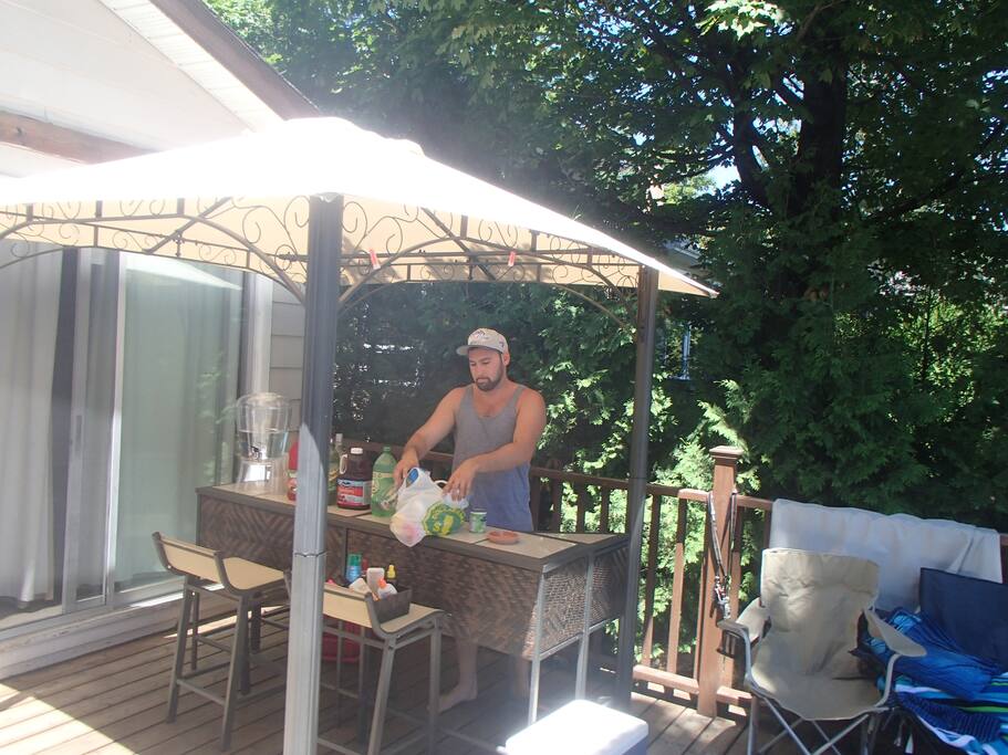 Bar on deck.