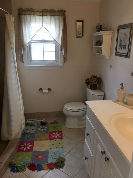 Newly remodeled bathroom