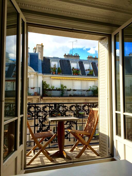 Balcon dans le salon
