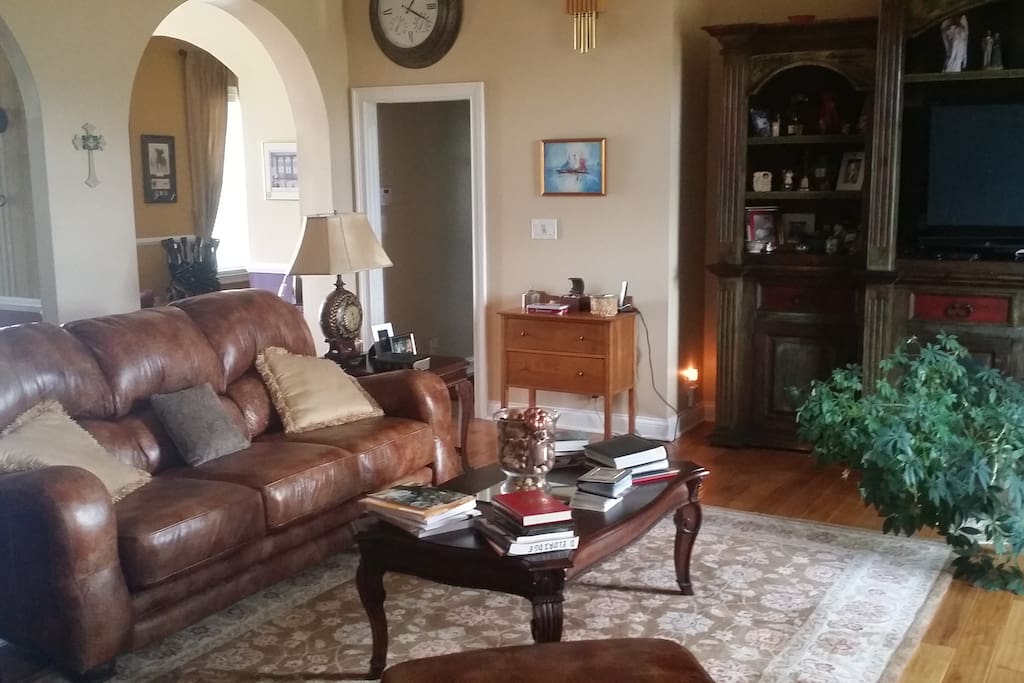 Family Room that leads to Deck