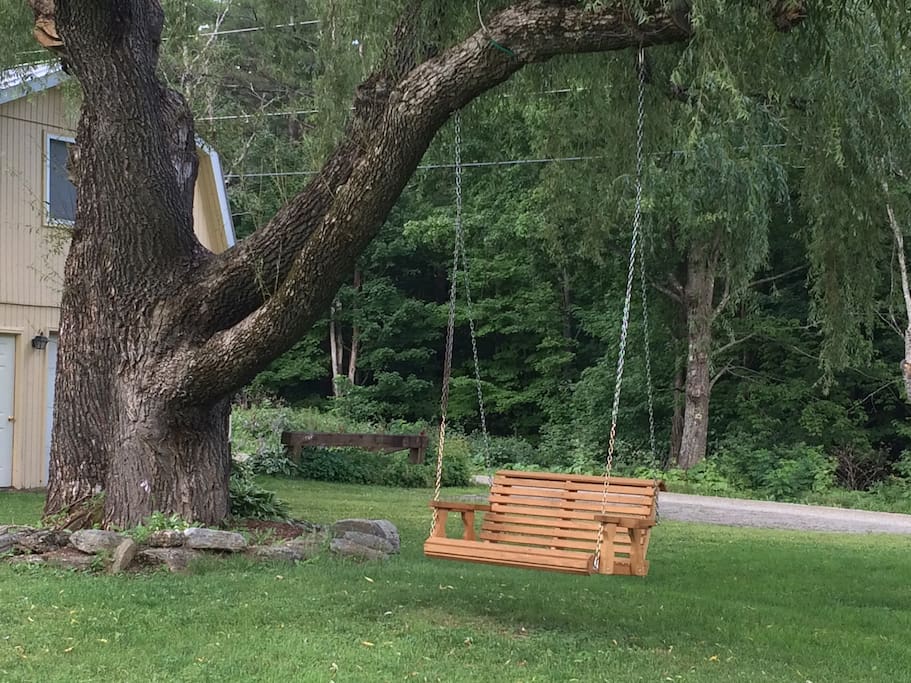 Wooden swing