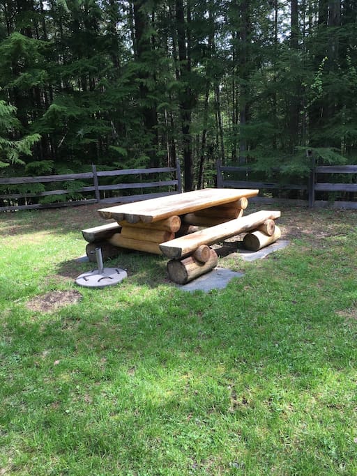 Outdoor eating area