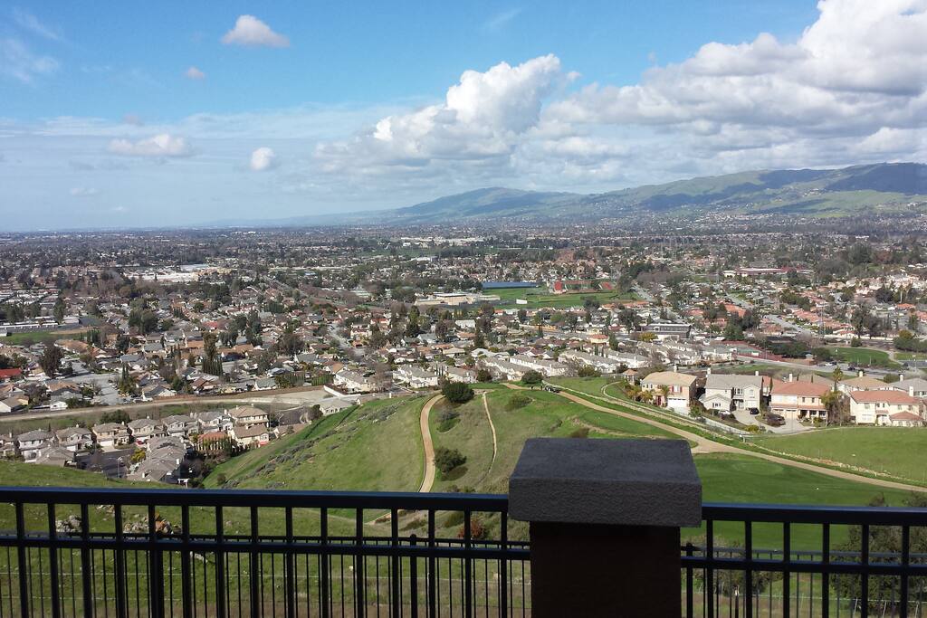View from backside balcony of home.