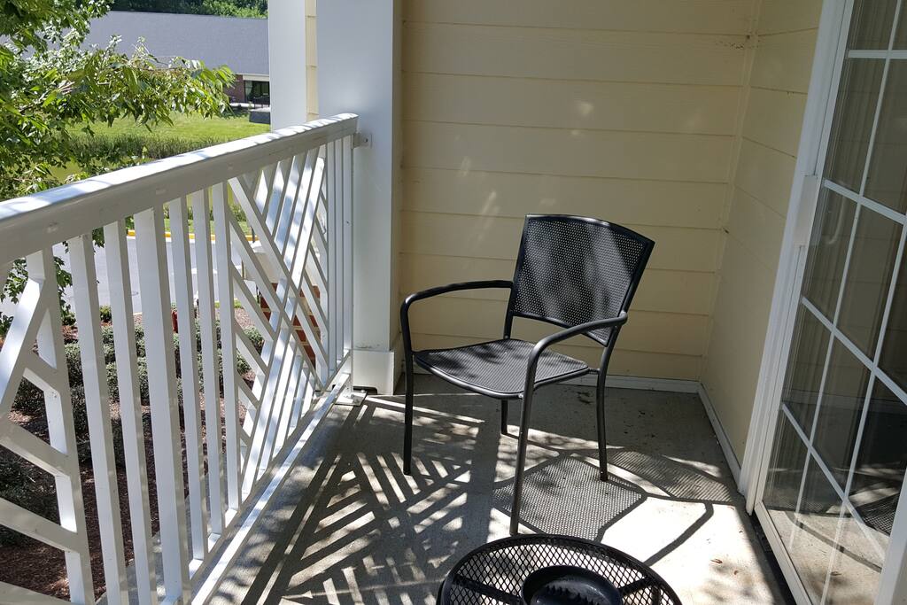 Balcony. Access the balcony from master bedroom