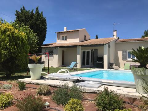 Villa with heated pool