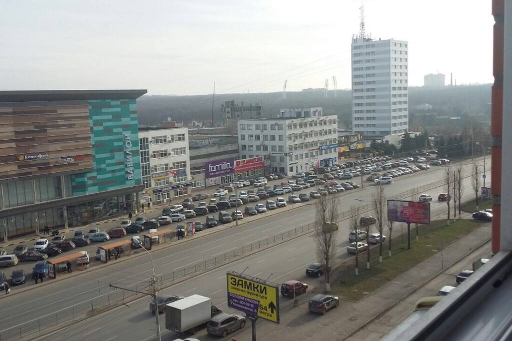 View from apartment window
