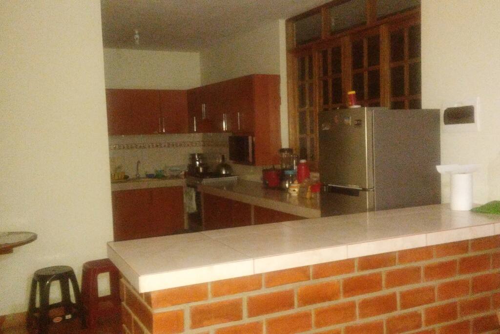 Cocina americana equipada