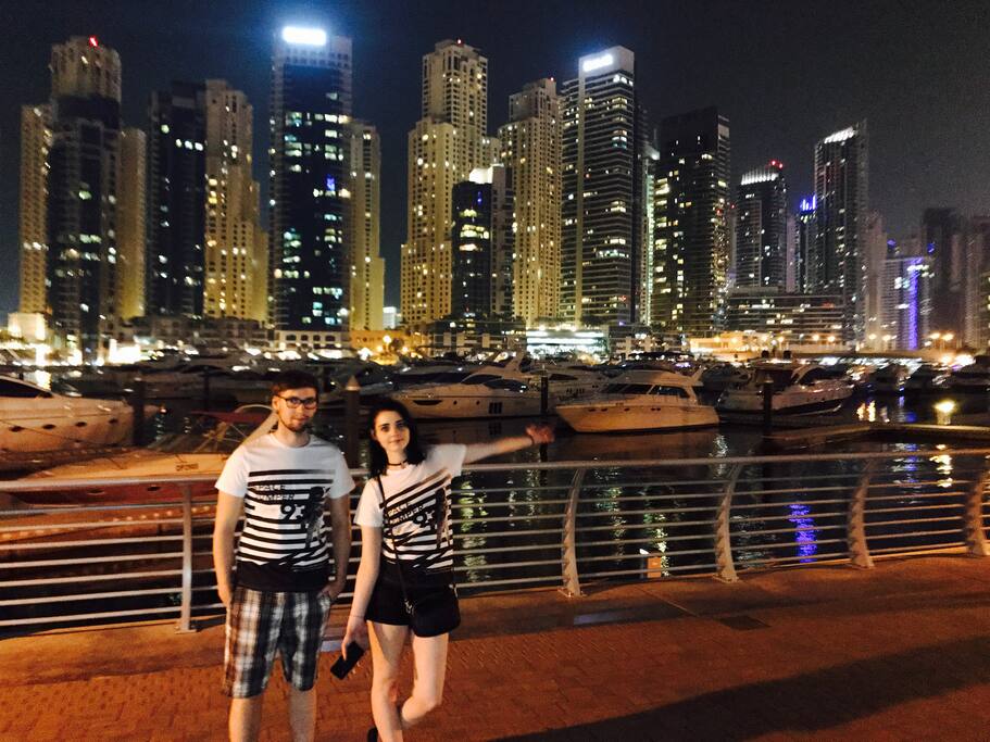 Marina walk 2mins away
