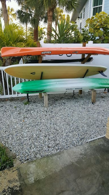 Kayaking and paddleing