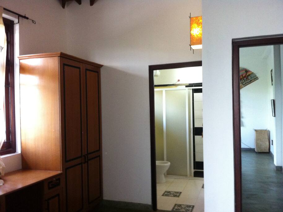 wordrob area (Left)
Bathroom (Center)
Main entrance (Right)