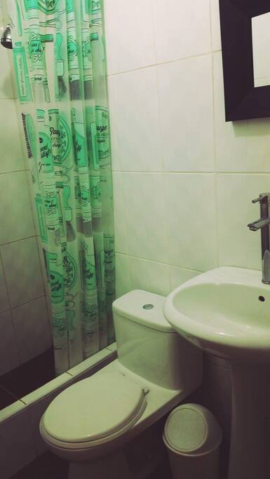 Bathroom for private use of guest only. Beautiful hot water shower & amenities.