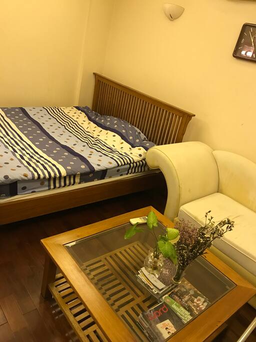 Bed and Sofa