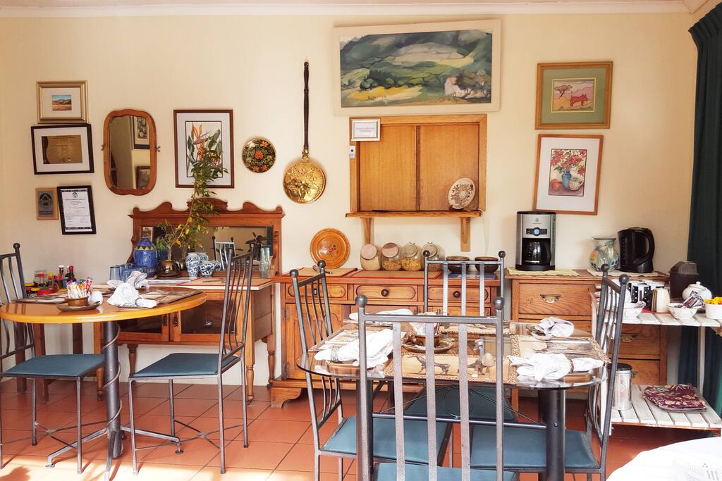 Our delicious breakfasts are served here.