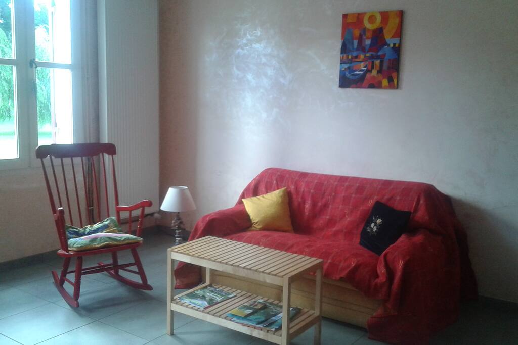 Salon privatif attenant à la chambre