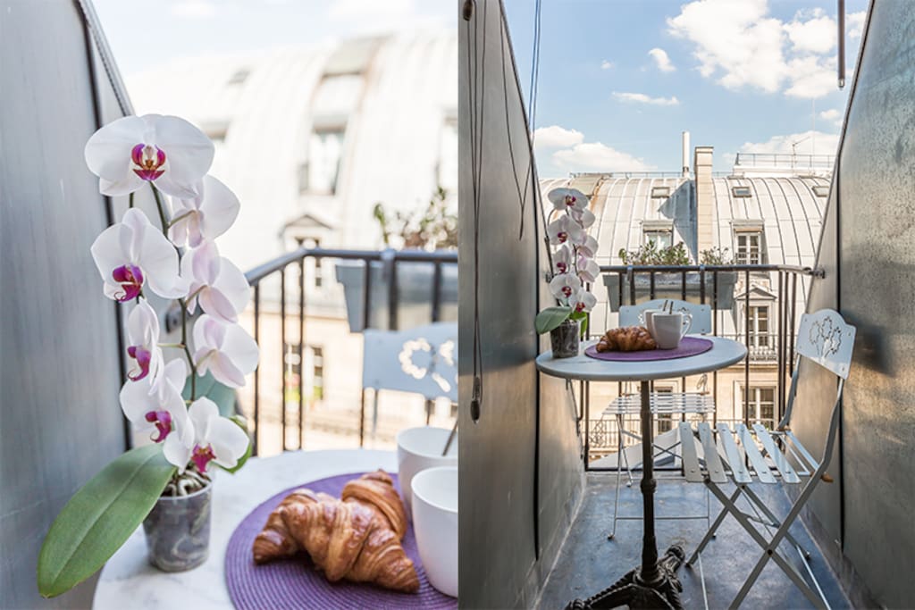 3 balconies: perfect for your breakfast