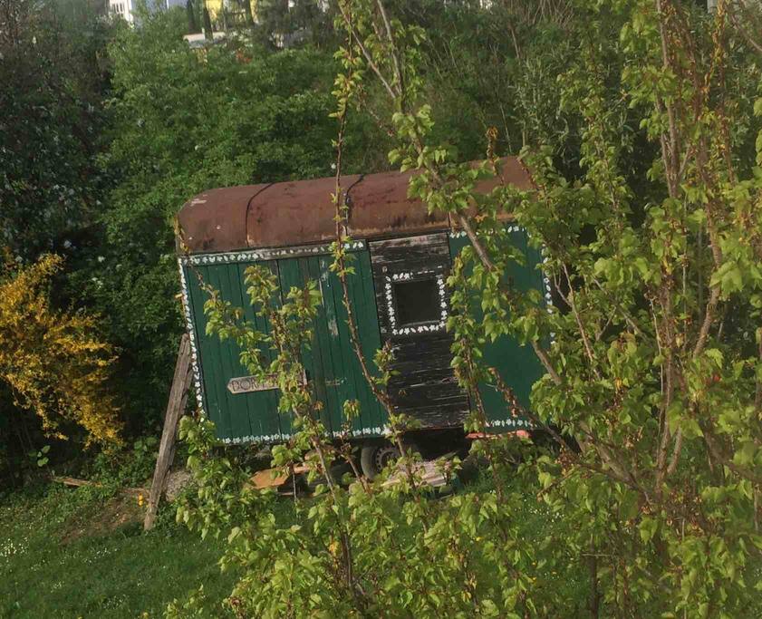 Alter Bauwagen Im Garten Busse Zur Miete In Ravensburg Baden Wurttemberg Deutschland