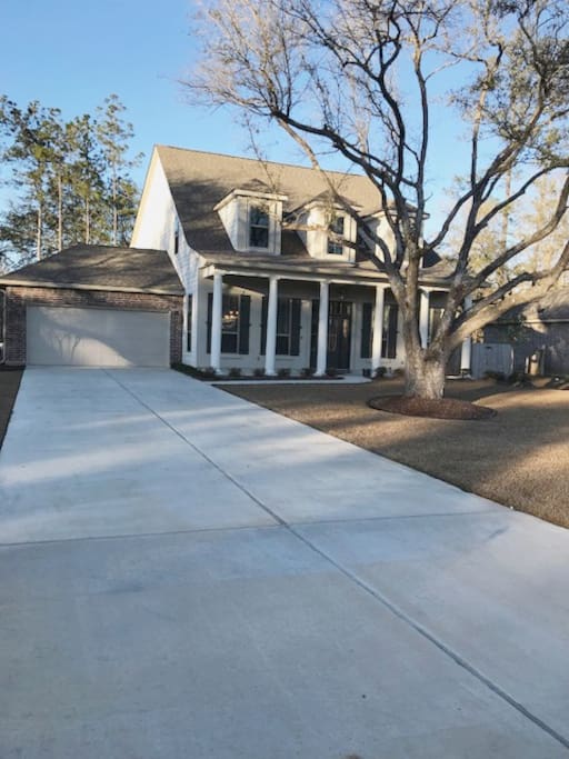 Our Longer Driveway For Our Guests
