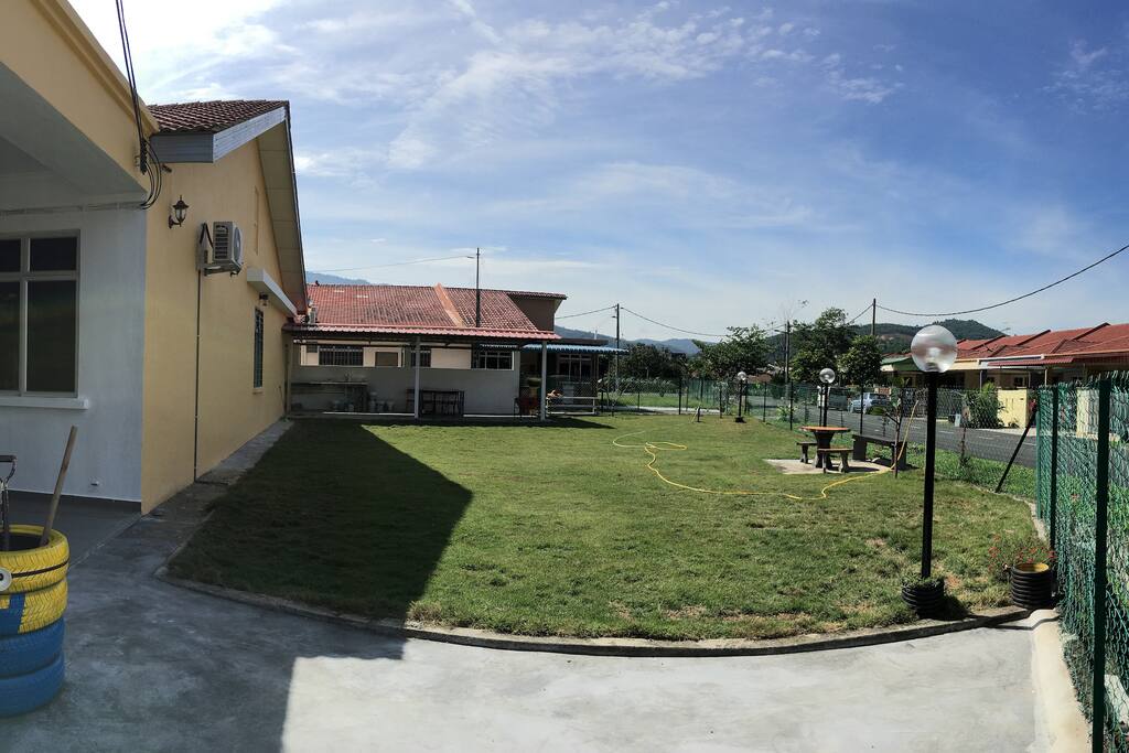 The Green Garden attached to the house