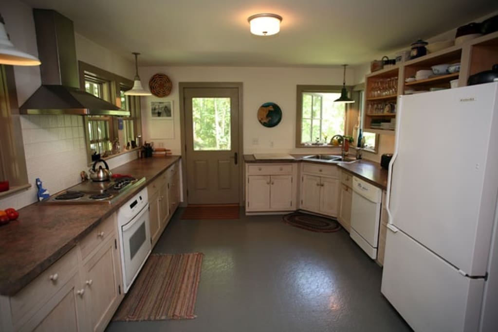 Counter space for pulling together breakfasts and dinners.