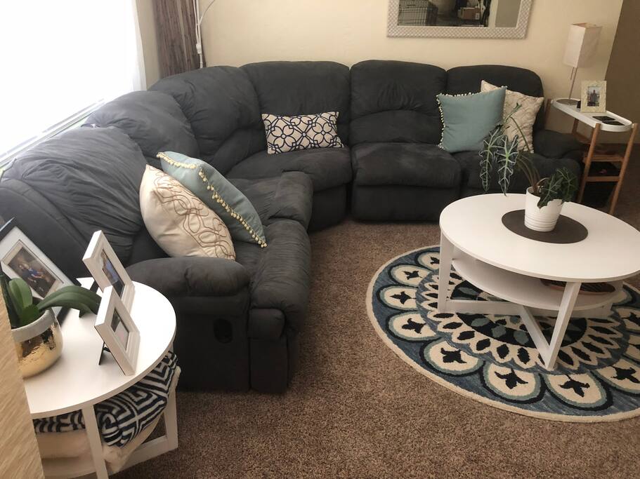 Relax in the homey living room!