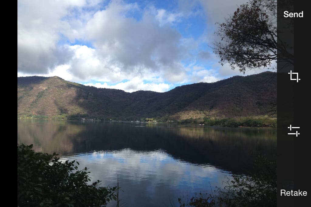 Vista de la laguna