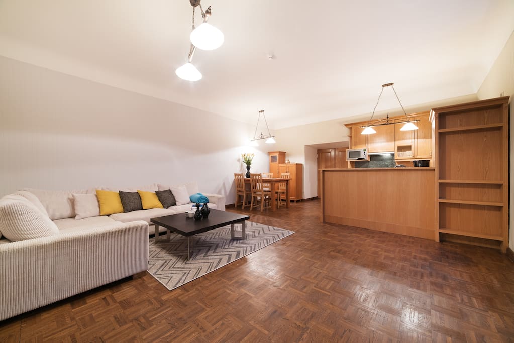The large living room
