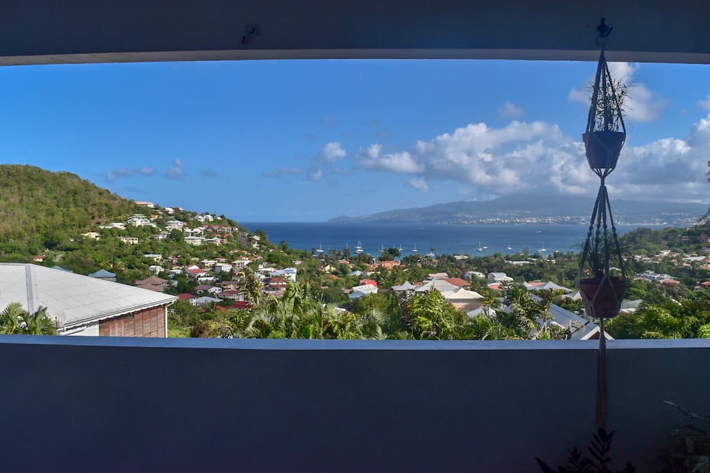 La vue de l’appartement