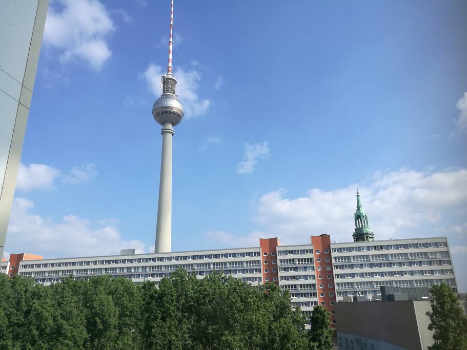 View from the bed