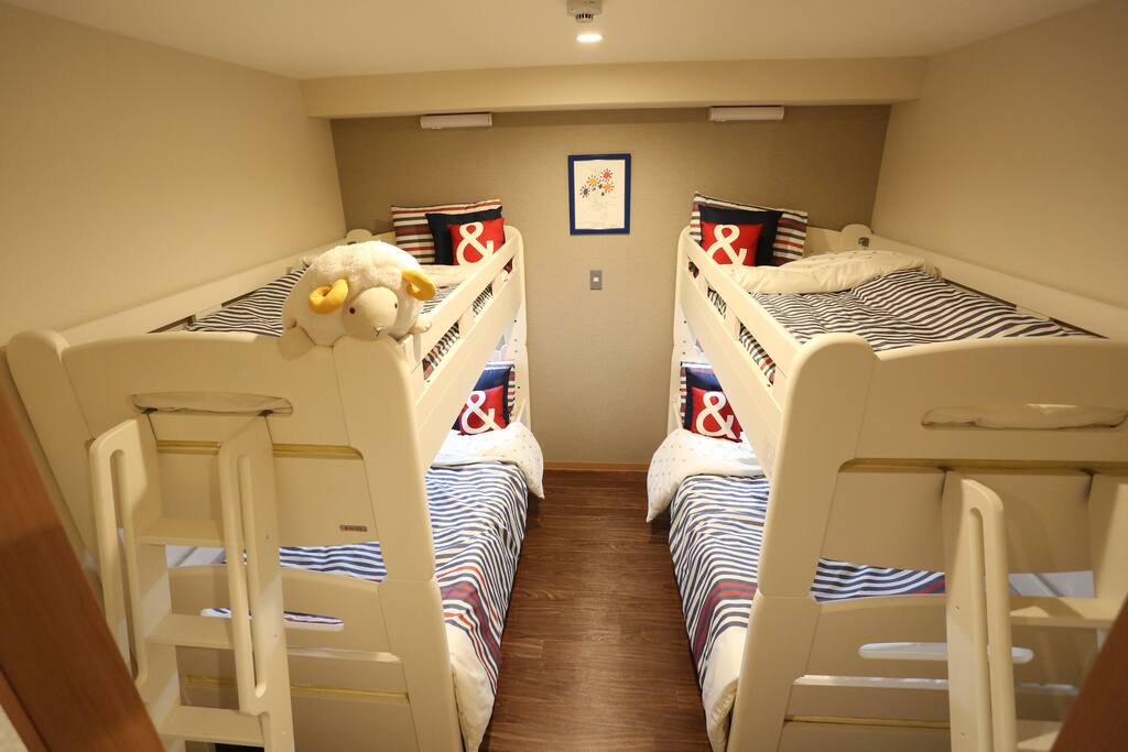 We’re providing Big size Bunk beds in the rooms