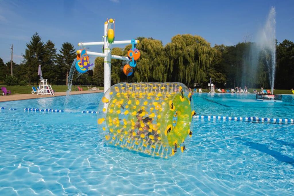 Huge outdoor pool