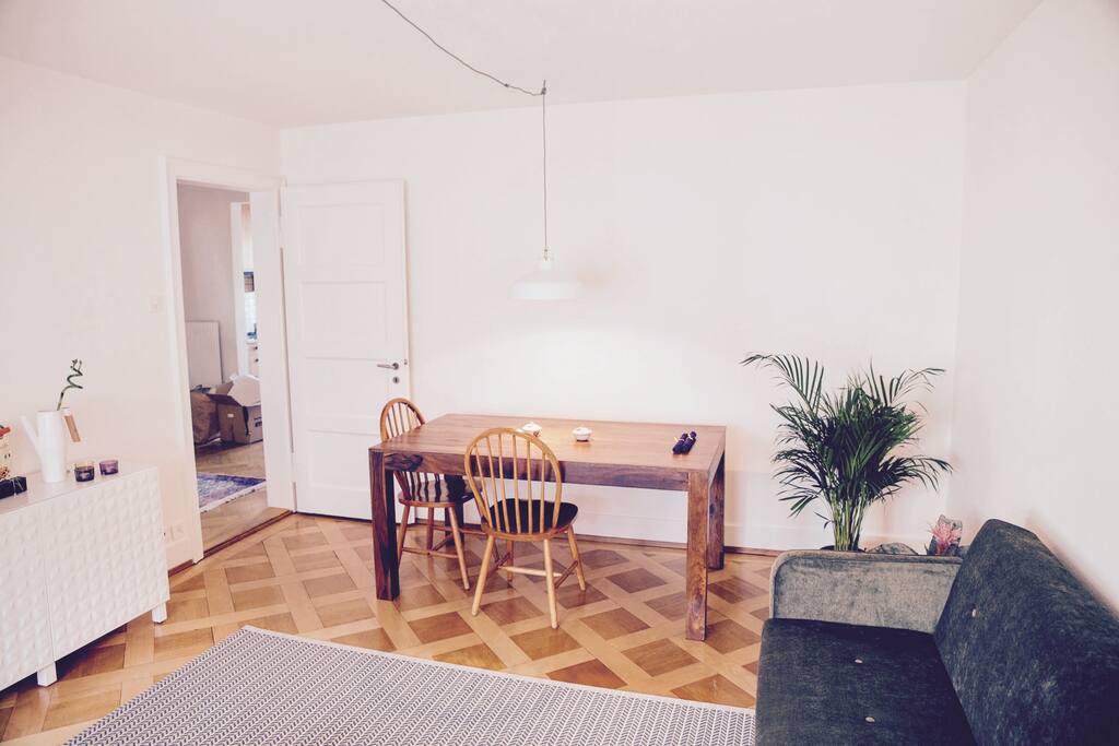Living Room - Massive Wooden Table