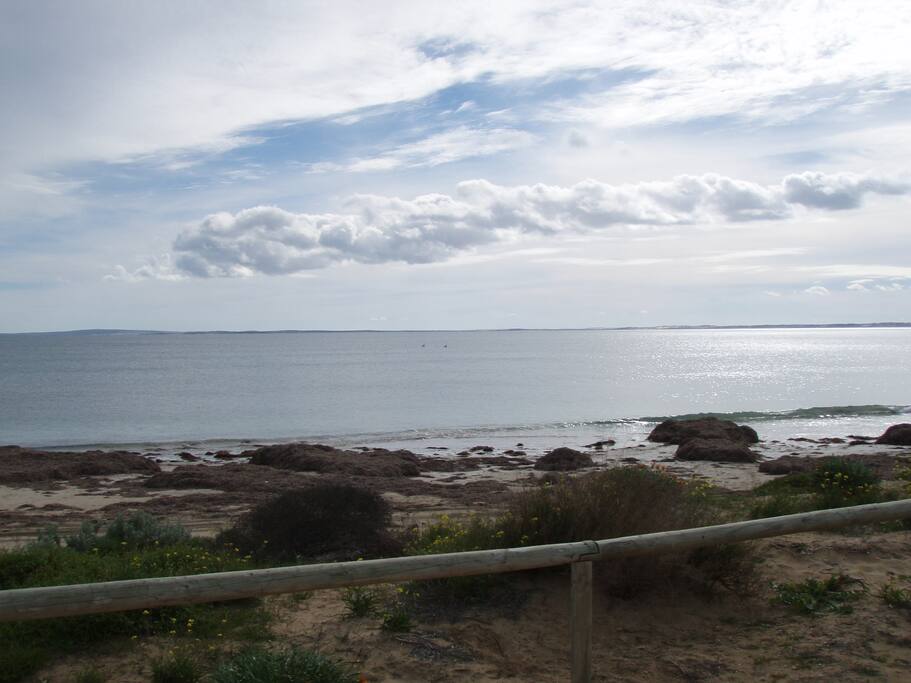 The beach right at your front door