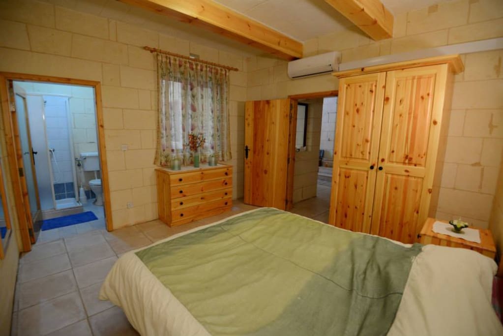 Bedroom plus bathroom
